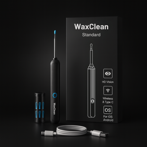 WaxClean™ – Inteligentne czyszczenie uszu z zaawansowaną technologią