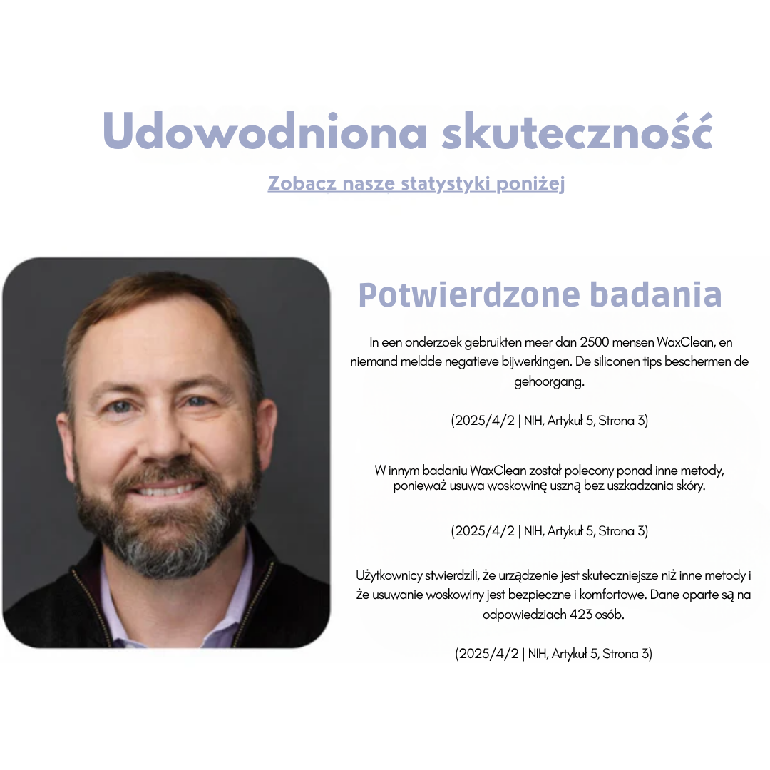 WaxClean™ – Inteligentne czyszczenie uszu z zaawansowaną technologią